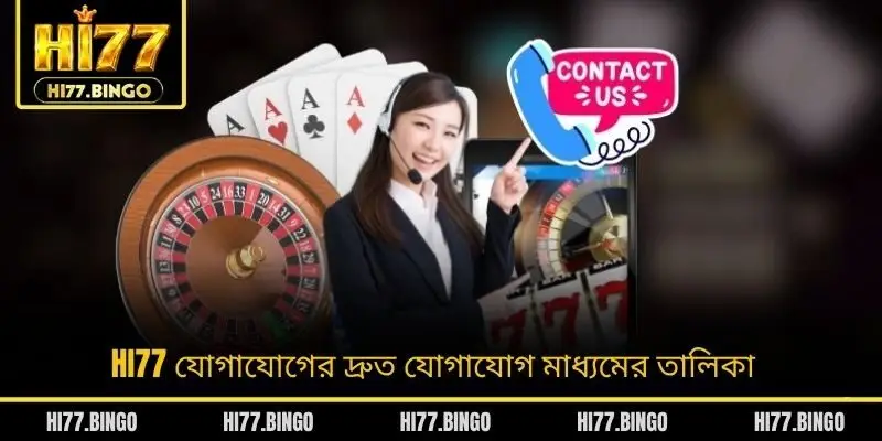 HI77 যোগাযোগের দ্রুত যোগাযোগ মাধ্যমের তালিকা